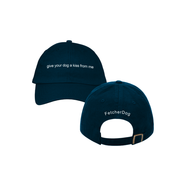 Give Your Dog a Kiss From Me Cap - Navy