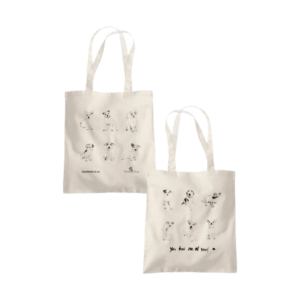 You Had Me At Woof Tote Bag - Natural