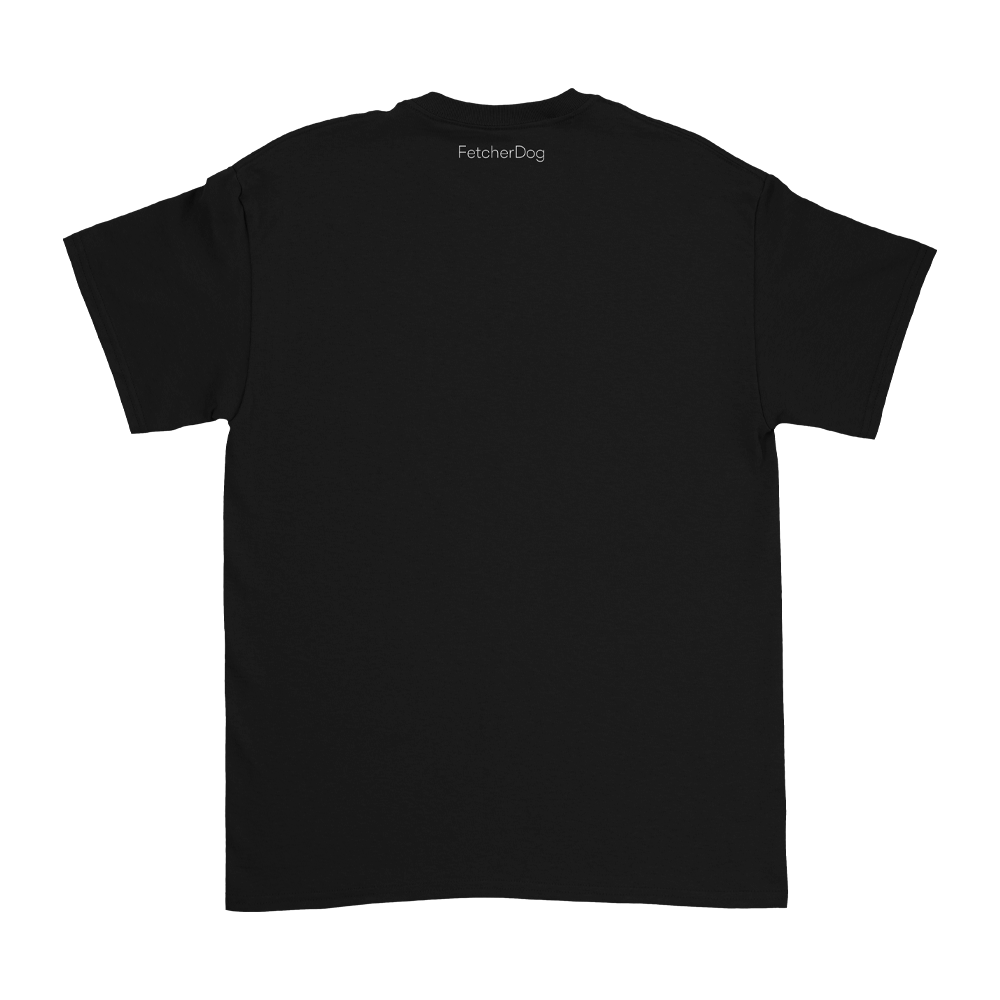 Sorry I'm Late, I Saw a Dog T-Shirt - Black - Image 3