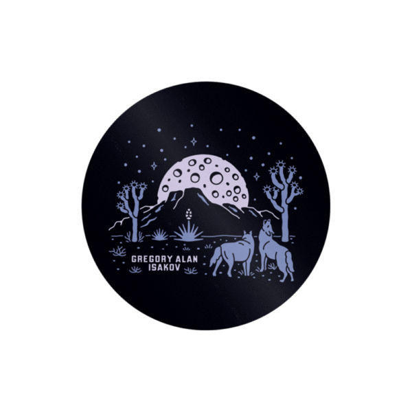 Full Moon in Joshua Tree Sticker