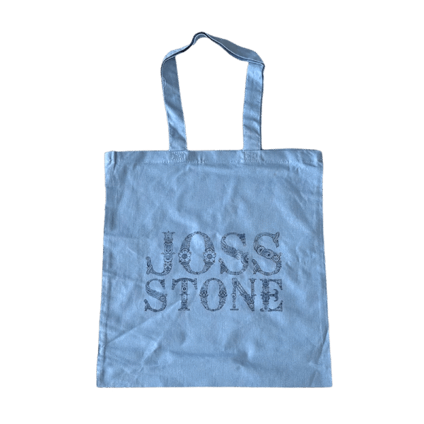 Floral Logo Tote - Blue