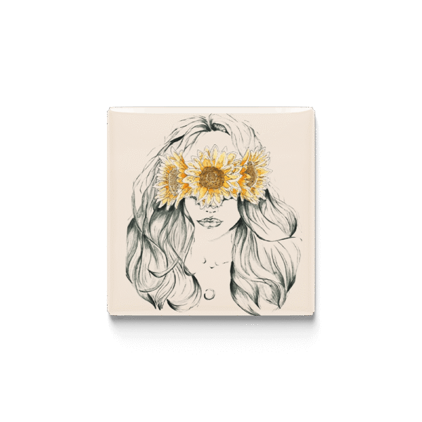 Sunflower Fridge Magnet