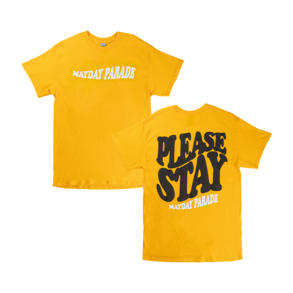 MaydayParade-PleaseStay.Tee-Yellow-Front+Back