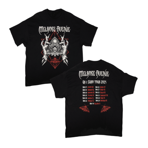 UK/EU 2025 Tour Tee - Black