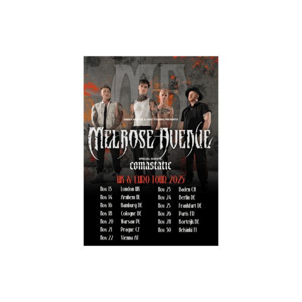 UK/EU 2025 Tour Poster - A3