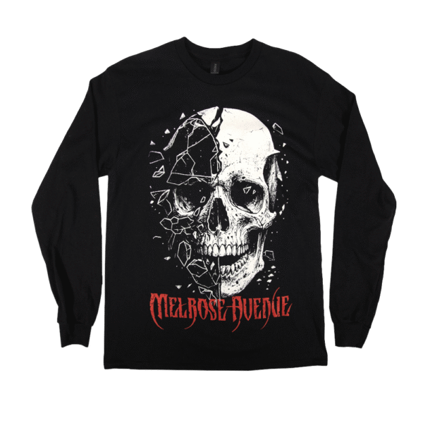 Shattered Skull Longsleeve - Black