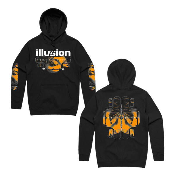 Illusion Hoodie - Black