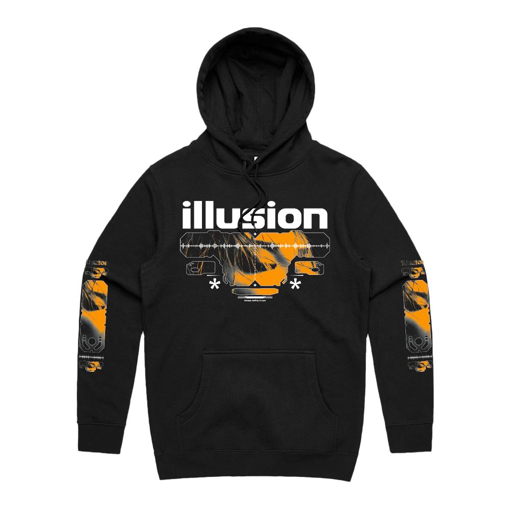 Illusion Hoodie - Black - Image 2