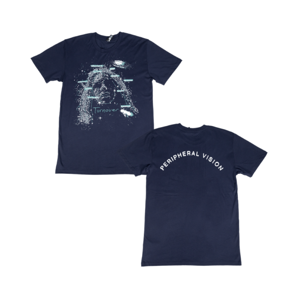 Peripheral Vision Tracklist Tee - Cobalt