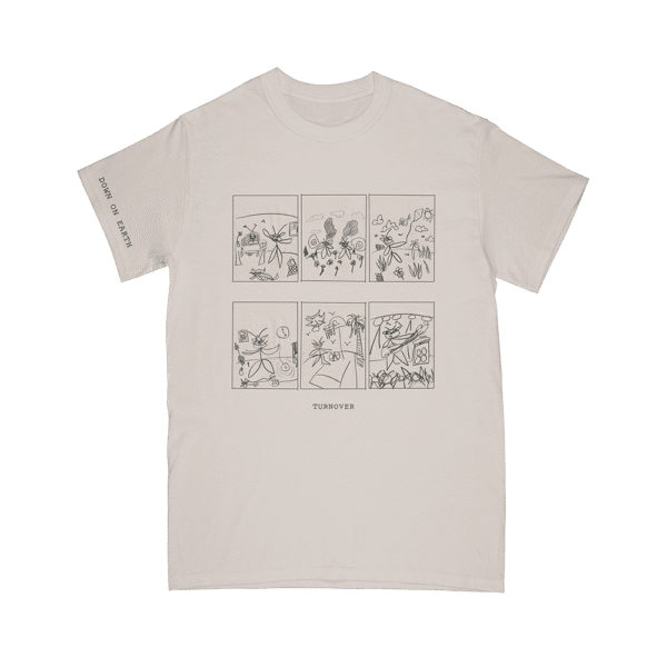 Down On Earth Comic Tee - Khaki