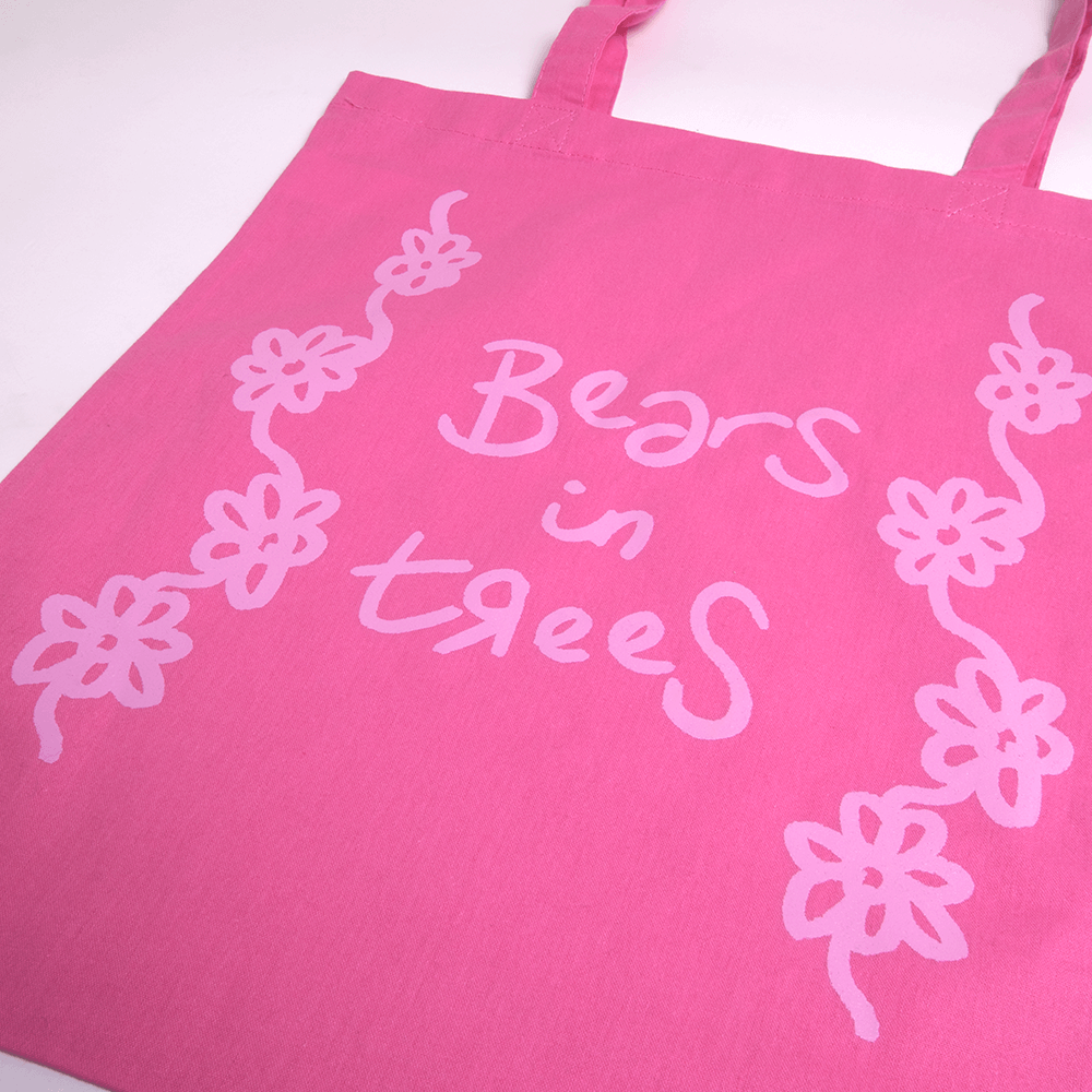 BearsInTrees-Pink-Tote-Closeup-1