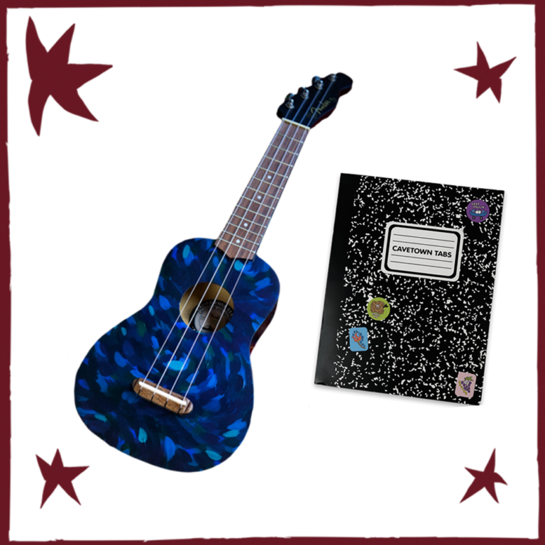 Custom Cavetown Ukulele + Tab Book Cavetown