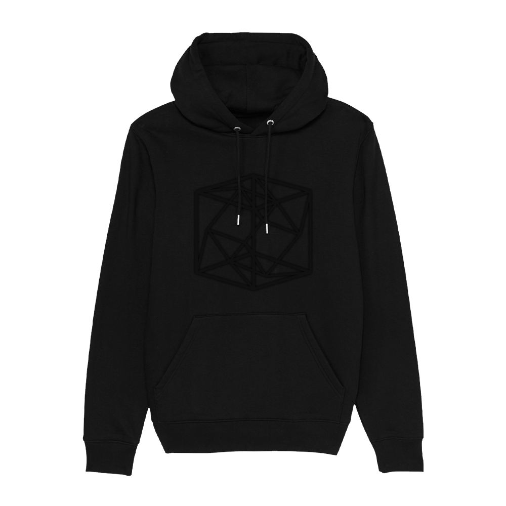 Tesseract-Black+Black.Embroidered.HoodieFront