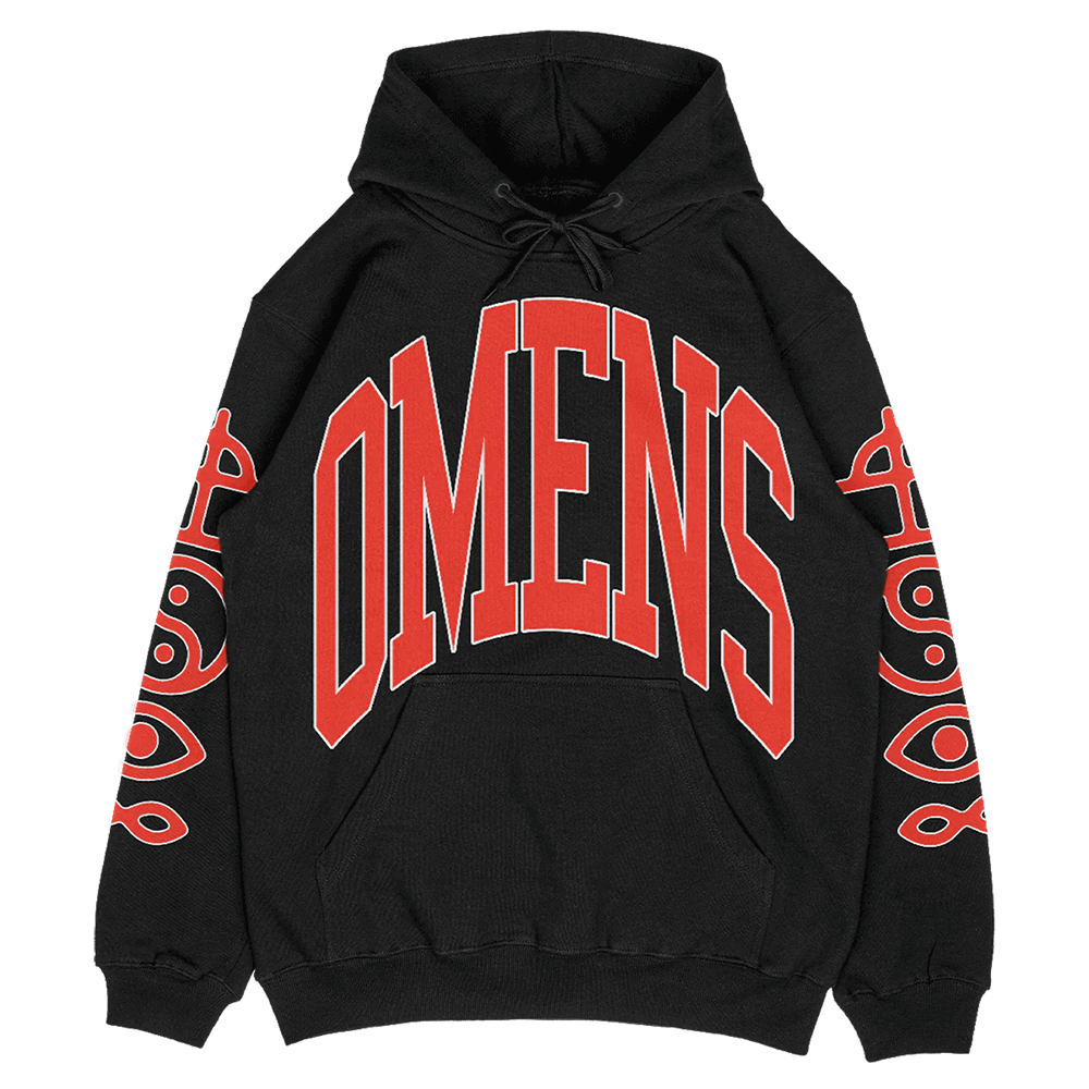 Omens Varsity Hoodie - Black