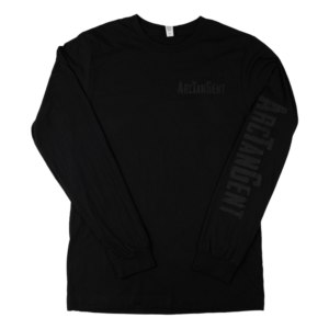 Long sleeve black 2024 t shirt png