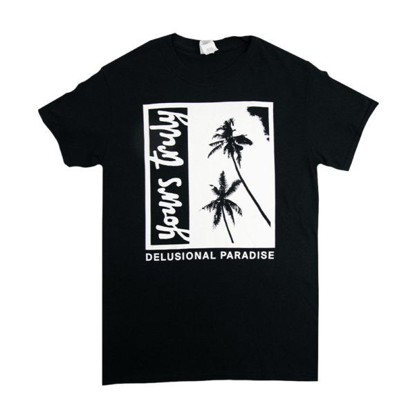 YoursTruly-DelusionalParadise-Black-Tee